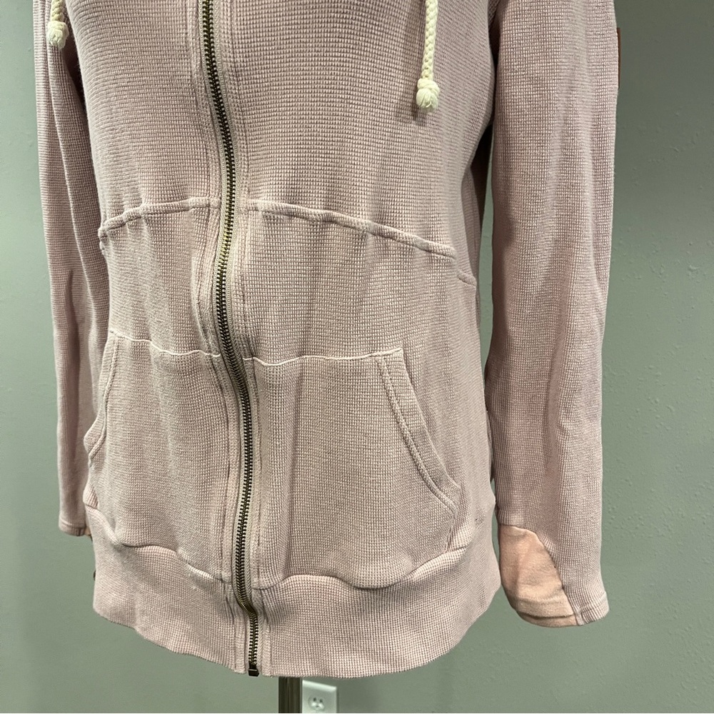 AMPERSAND AVENUE pale Pink Zip-Up Hoodie size small - Picture 4 of 11